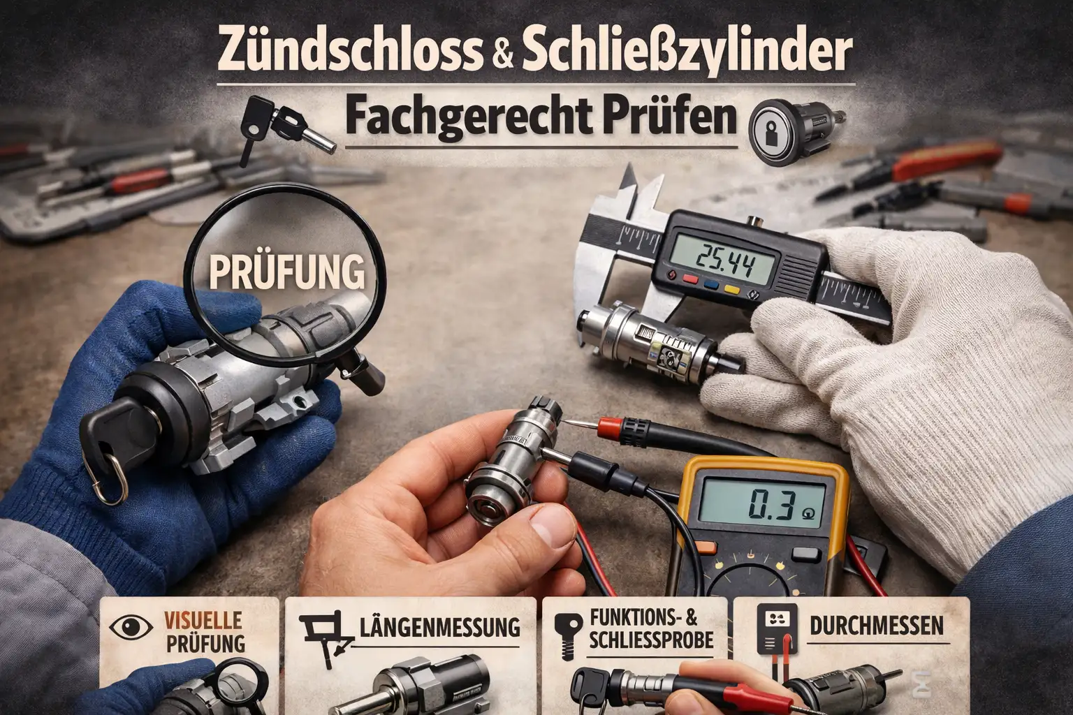 Zündschloss Reparatur und Schließzylinder Service in Berndorf